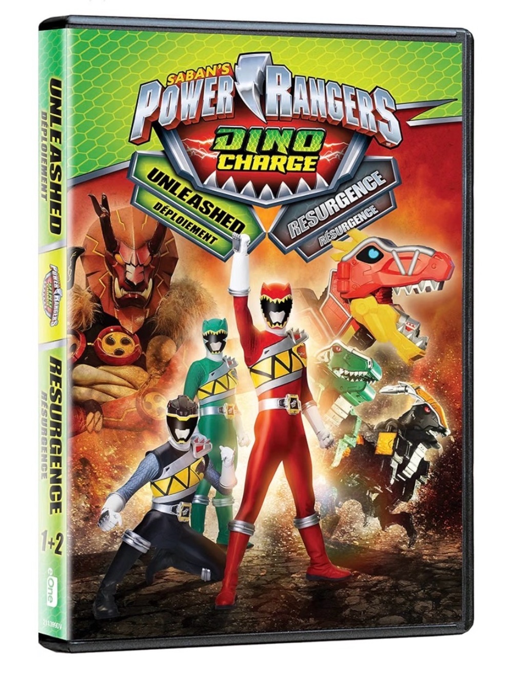 Power Rangers Dino Charge Unleashed Resurgence DVD Kids Nostalgia Kidcore NEW